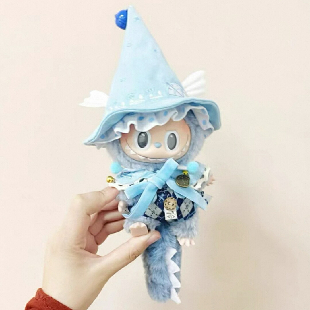 楽天市場】A065049帽と黒トップス2点セットlabubuラブブぬいぐるみ服