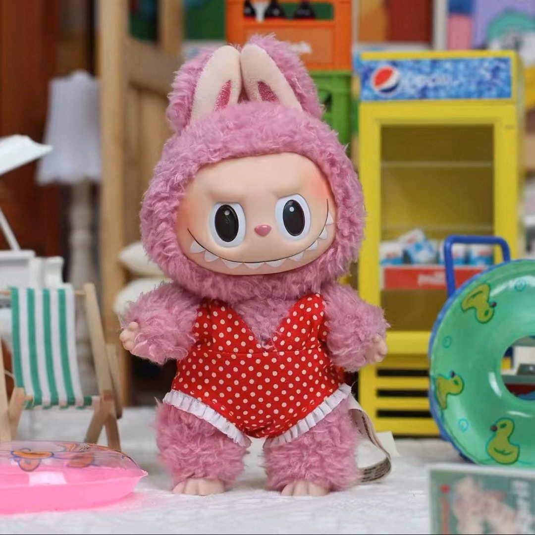 楽天市場】A064628新品水着 labubuラブブぬいぐるみ服17cm着せ替え