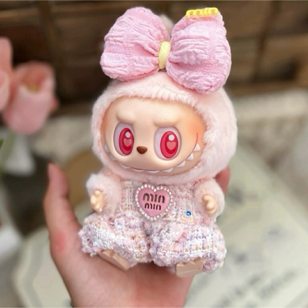 labhbu ぬいぐるみセット 楽天市場】A064211新品2点セット パンダlabubuラブブぬいぐるみ服17cm