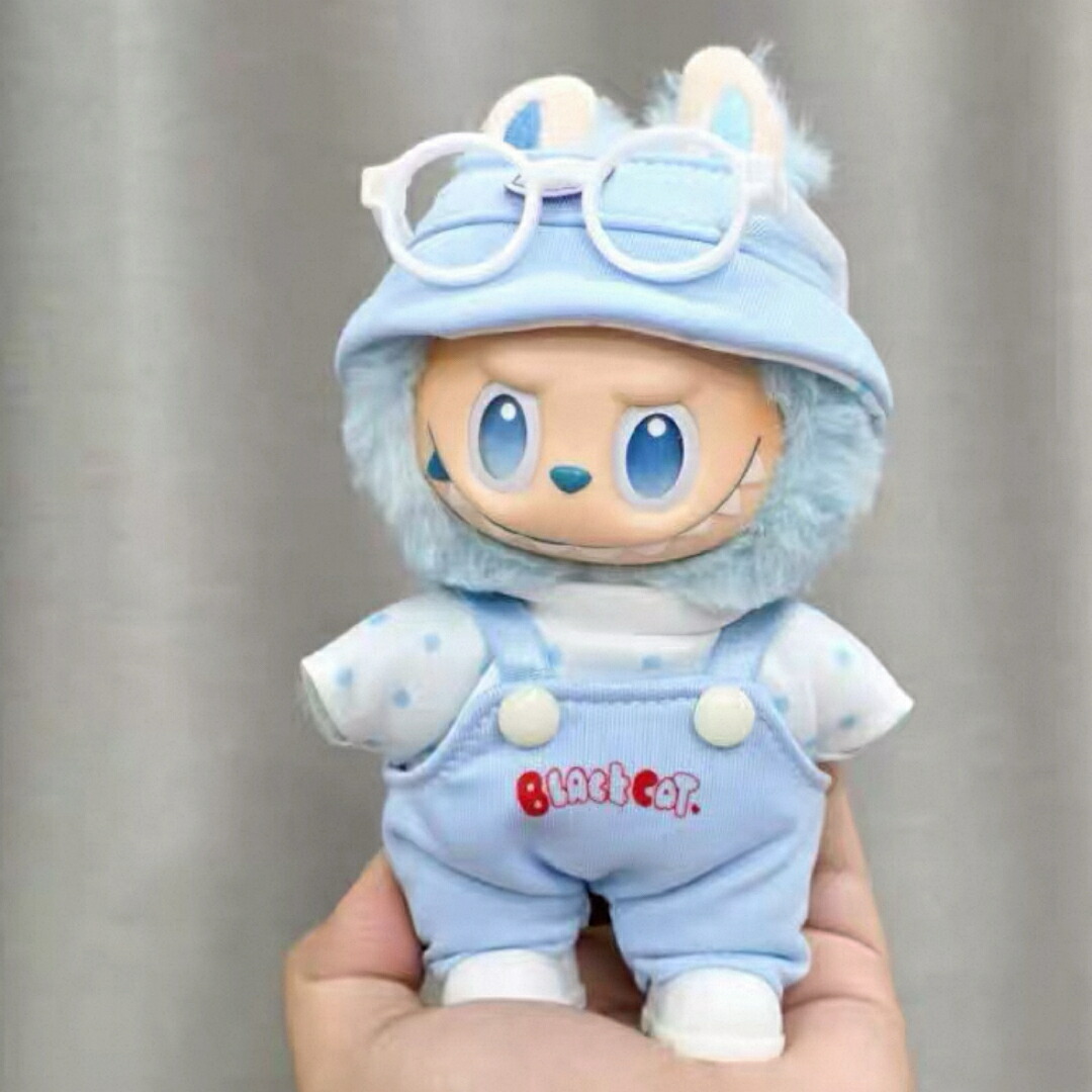 Labubu ラブブ ぬいぐるみ着替えせ　3点まとめ labubu ラブブ ぬいぐるみ 着せ替え コスチューム 着せ替えセット