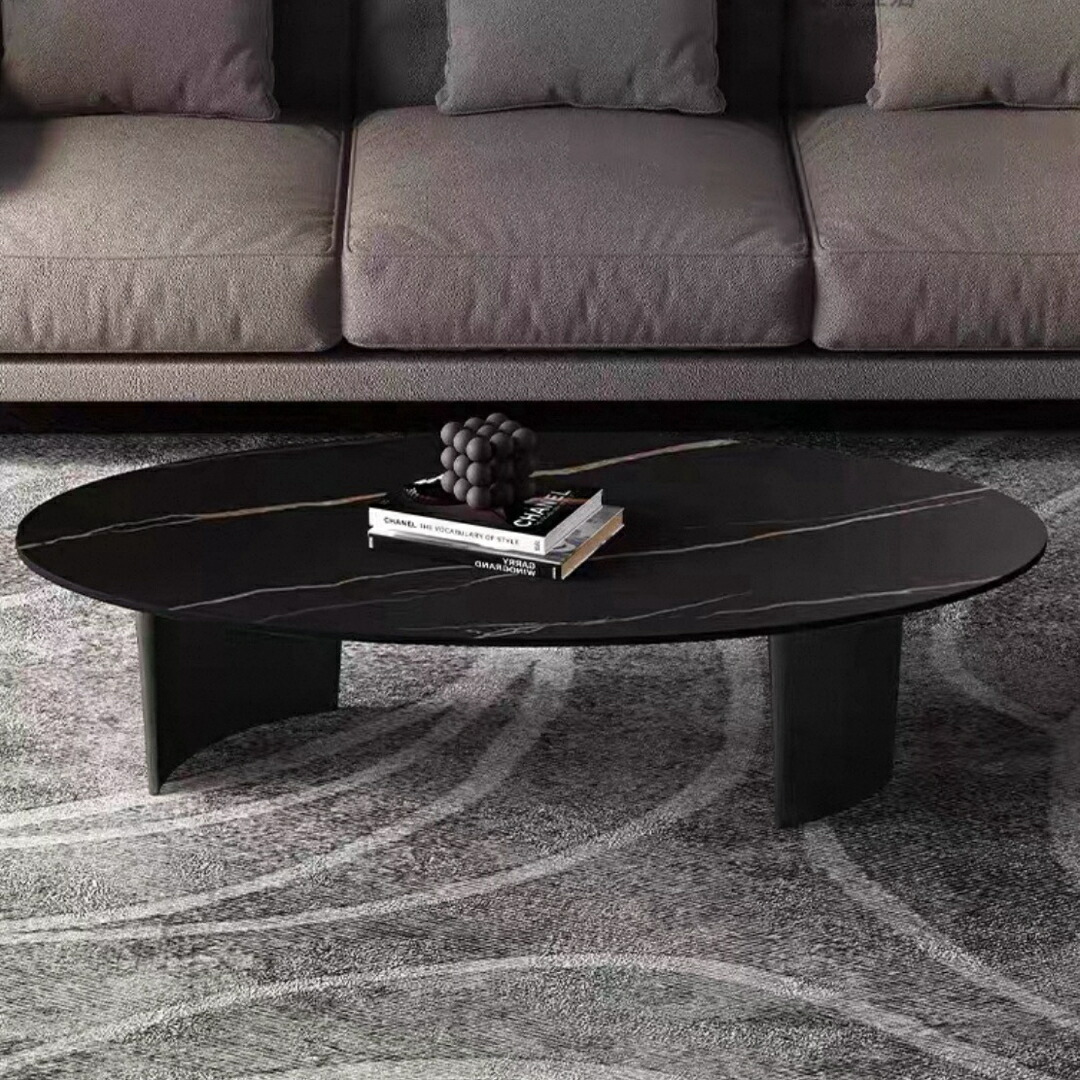 楽天市場】A014908人造大理石ローテーブル リビングテーブル センター