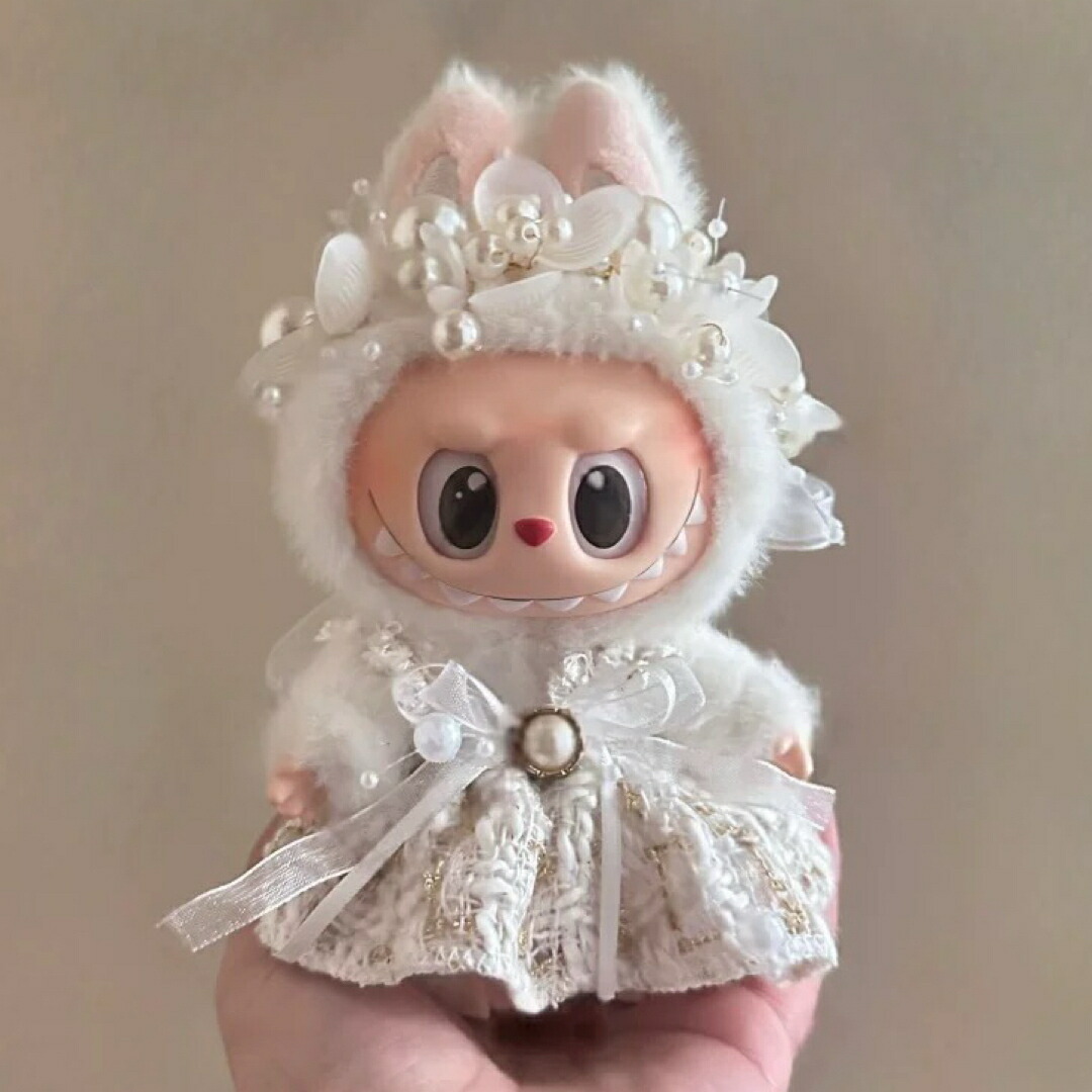 楽天市場】ラブブ用着せ替え服 ウエディングドレス 2点セット ドール服