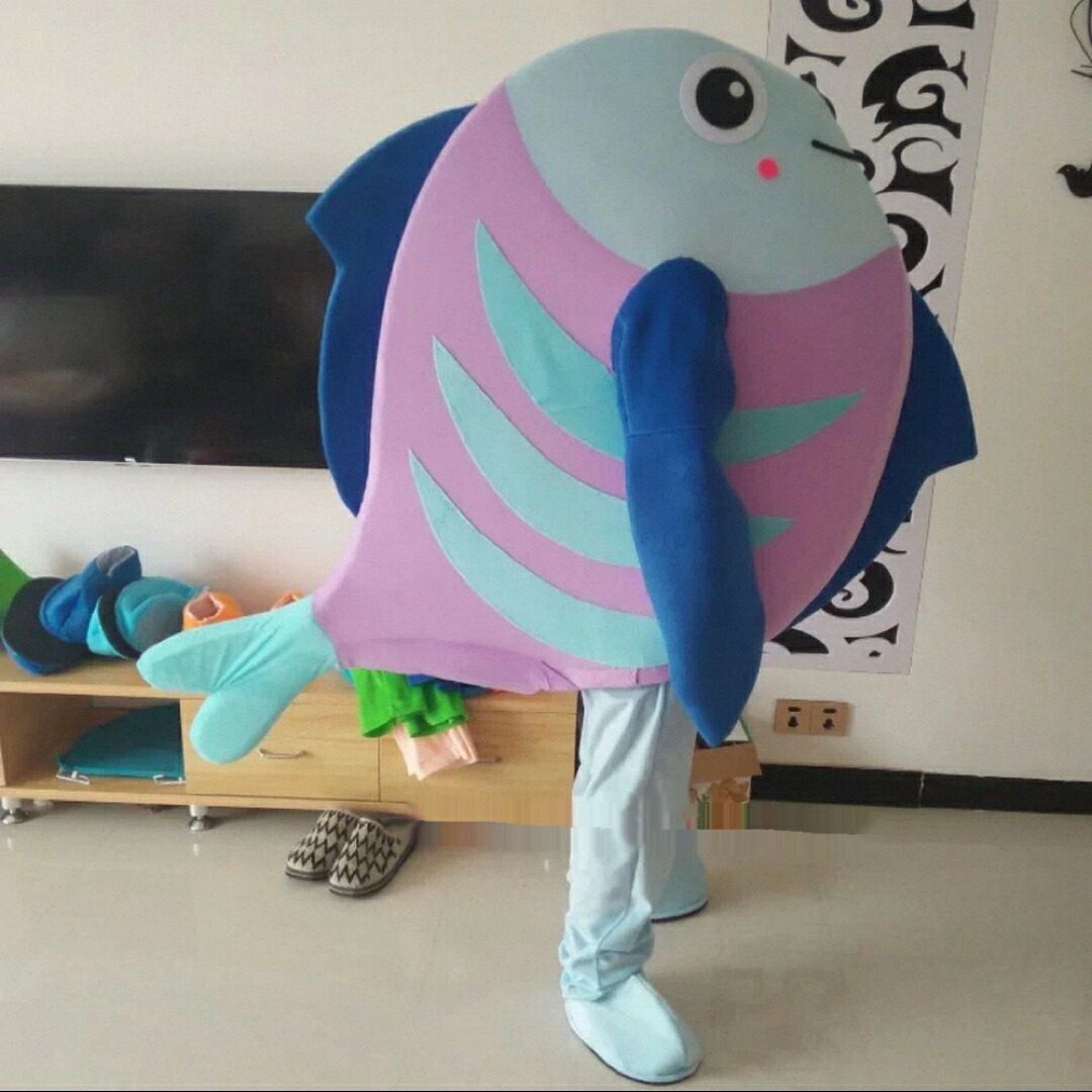 A065414コスプレ御召しもの 魚 着ぐるみ成年者用 きぐるみ 文字記号 ハロウィン仮面舞踏会
