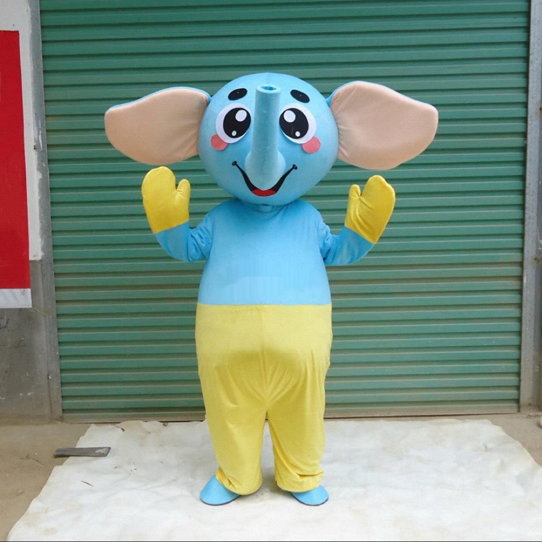 A065419コスプレお召しもの 象さん 着ぐるみ成年者用着ぐるみ きぐるみ 文字記号 ハロウィン