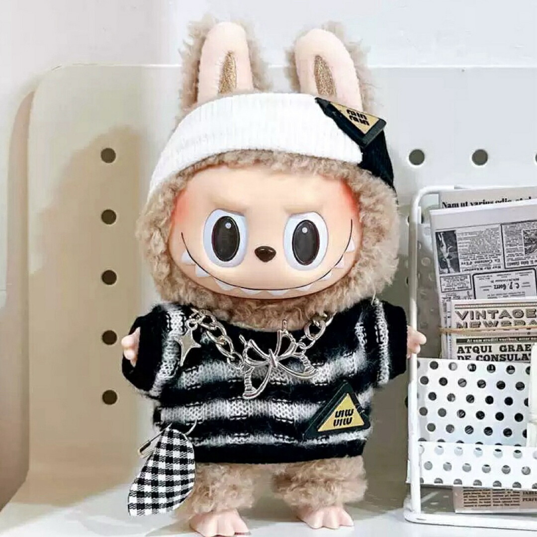 楽天市場】A065521新品2点セット ワンピースlabubuラブブぬいぐるみ服