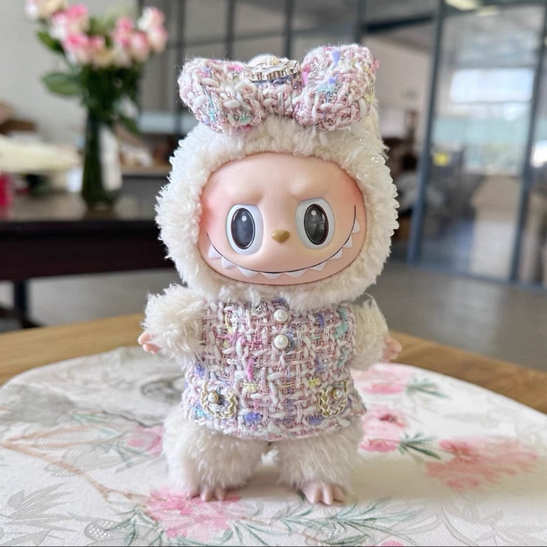 楽天市場】A065182新品2点セット labubuラブブぬいぐるみ服17cm着せ