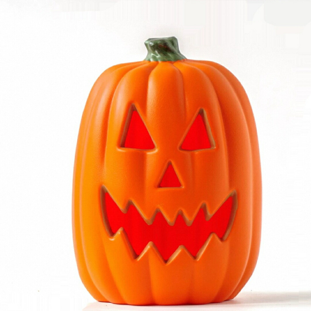 A065704ハロウィン かぼちゃランタン LEDライト付き ジャックオーランタン 装飾置物｜リタハウス　店