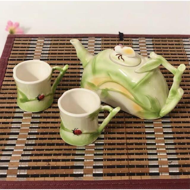 A004249お茶・珈琲優勝杯仕掛ける 優勝杯2客仕掛ける ．瀬戸ものティーセット