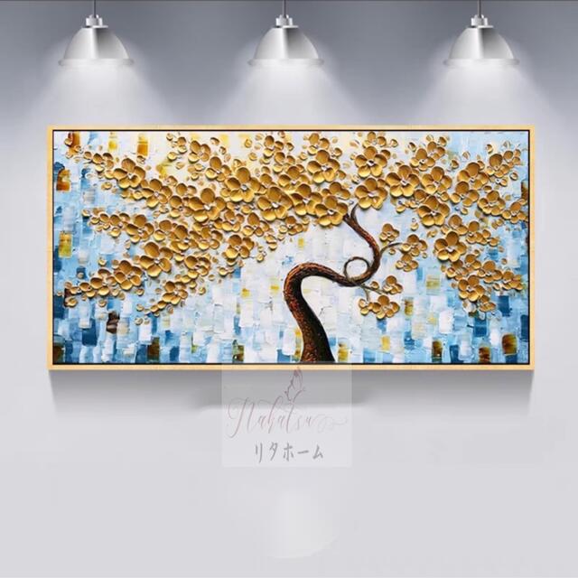 A004287手作り油画 額つき 芸術品 絵図室内装飾壁飾りつけ 油彩壁画 購入注文能力のある 御膳上等感