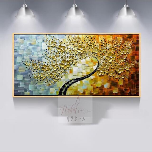 A004295手作り油画 額つき 芸術品 絵図室内装飾壁飾りつけ 油彩壁画 購入注文能力のある 御膳上等感
