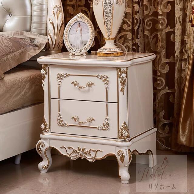 ロココ家具 エレガントな花柄サイドテーブル 手描き 高級 姫家具 韓国製 楽天市場】☆倉庫移転の為、総売り尽くしセール！☆ ロココ調 90cm