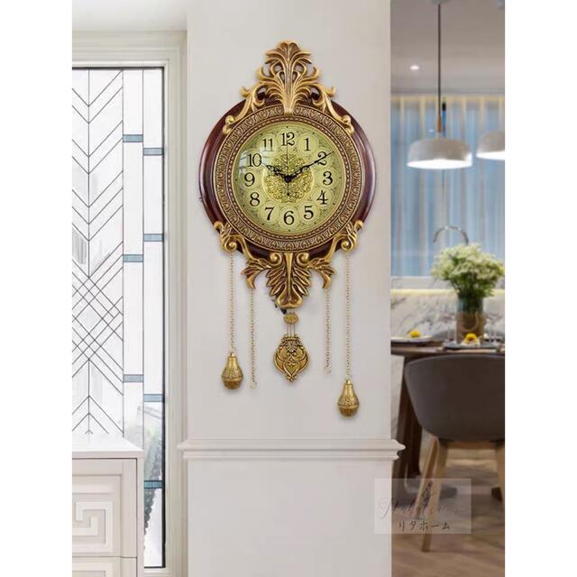 クラシック振り子壁掛け時計 掛け時計 振り子 アントニオ・ザッカレラ アナログ Z152 （ 時計