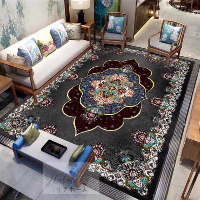 A004846ラグカーペット ラグマット 160x230cm ホットカーペット対応 玄関マット|リタハウス 店