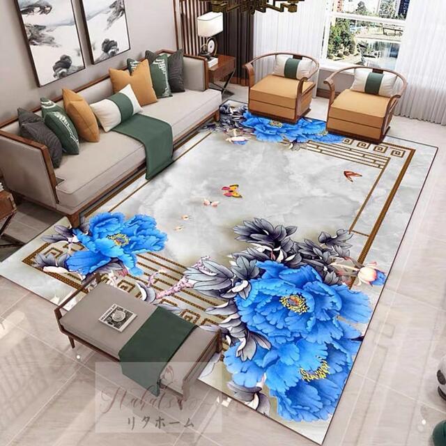 A004858ラグカーペット ラグマット 160x230cm ホットカーペット対応 玄関マット｜リタハウス　店