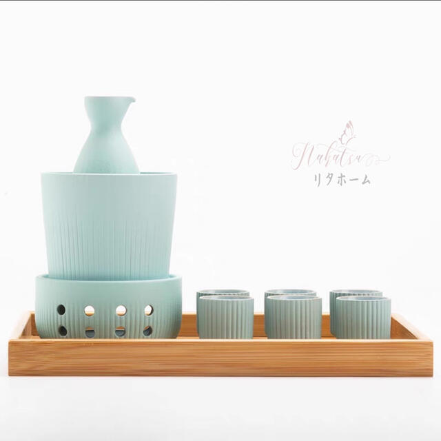 楽天市場】A004885酒燗器 熱燗 徳利 10点セット 陶器 おちょこ