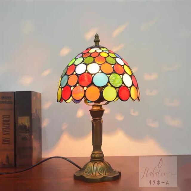 楽天市場】A009862ステンドグラスランプ 卓上スタンド 豪華テーブル