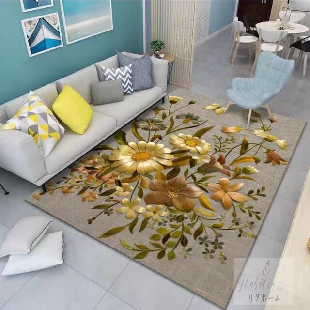 A004984ラグカーペット ラグマット 160x230cm ホットカーペット対応 玄関マット|リタハウス 店