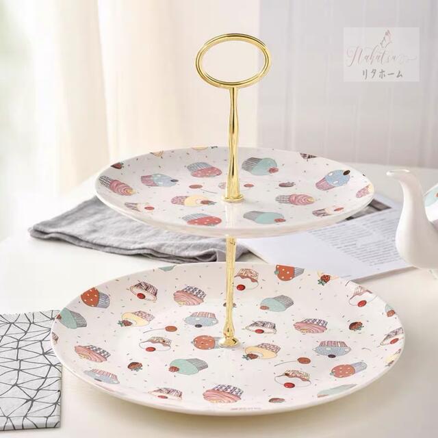 高級ケーキスタンド プレート4段セット アフタヌーンティー フルーツ トレー 皿 楽天市場】A040754ケーキ スタンド プレート 1段セット アフタヌーン