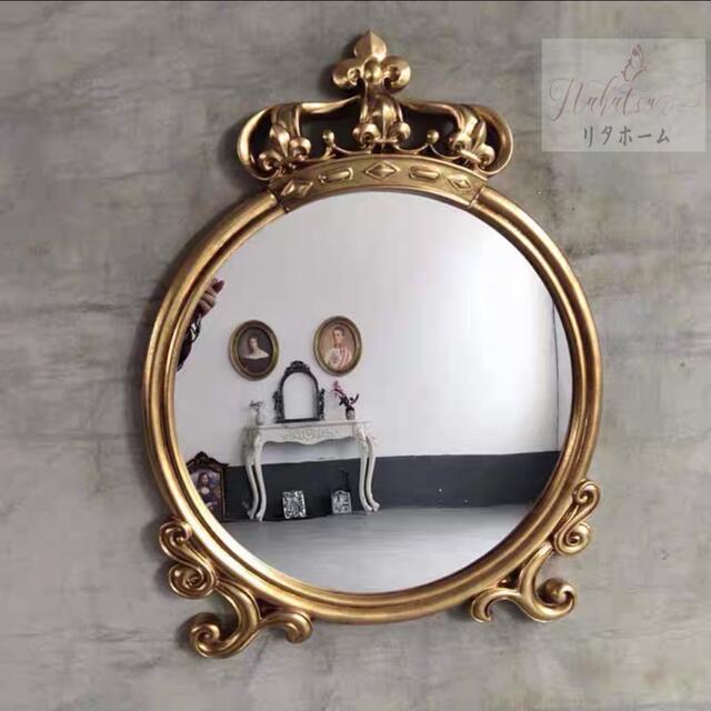 楽天市場】A013535豪華鏡 壁掛け鏡 アンティーク調 壁掛け 壁掛け