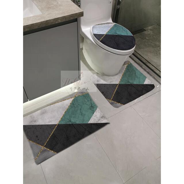A005419トイレマットセット可愛い　トイレカバー用品4点セット｜リタハウス　店
