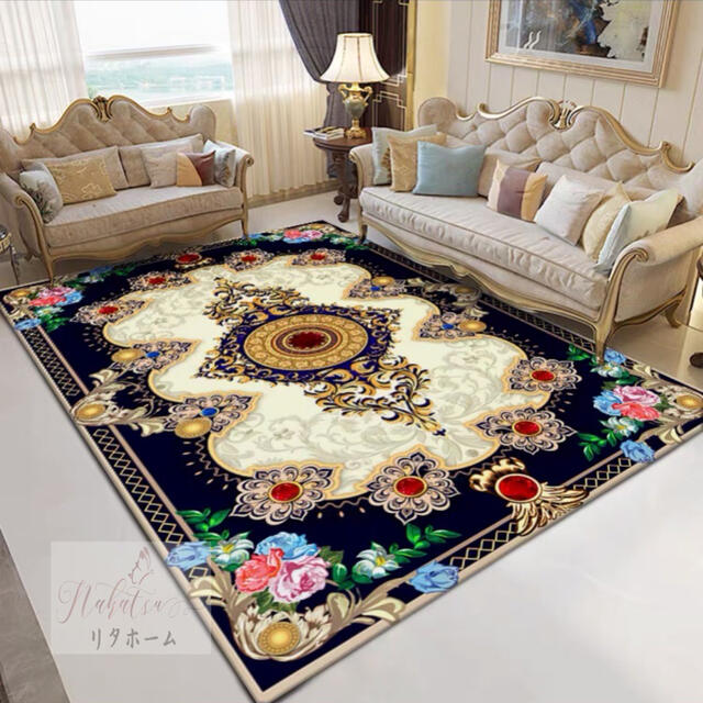A005866ラグカーペット ラグマット 160x230cm ホットカーペット対応 玄関マット|リタハウス 店