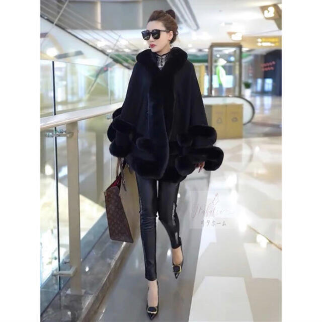 楽天市場】A043937毛皮風ミンクケープ ．ファーショール ファー