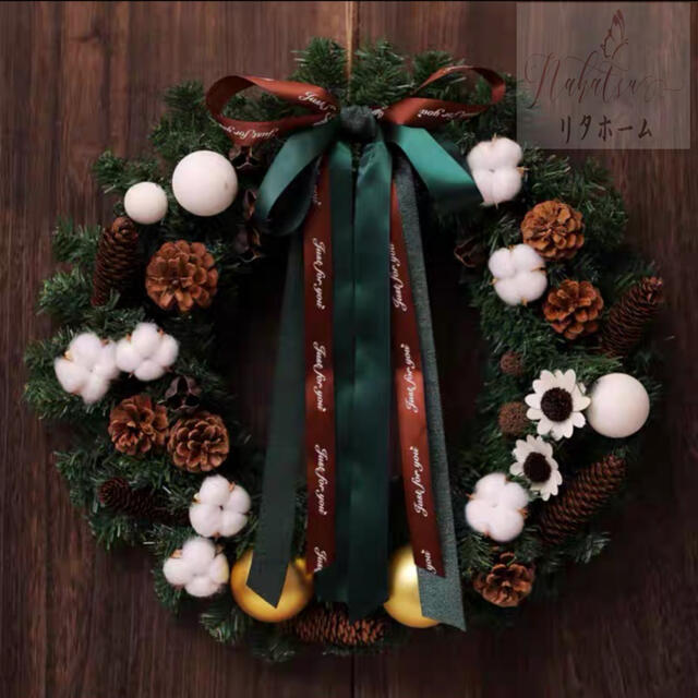A005973クリスマス借り受ける クリスマス花の冠 部屋の入り口借り受ける 壁飾りつけ 人工造花 晴れ晴れしい借り受ける