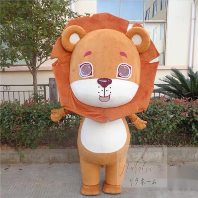 A006052コスプレお召しもの ．着ぐるみ 成年者用着ぐるみ きぐるみ ハロウィン 仮面舞踏会  百獣の王