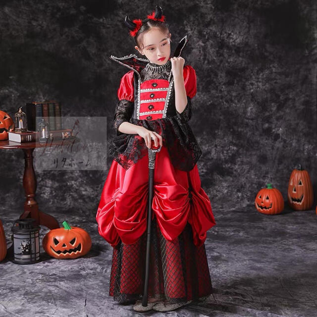 A006602お子さん用 コスプレお召しもの 仮面舞踏会寄りあい ハロウィン服 大きさが選りわける能力のある