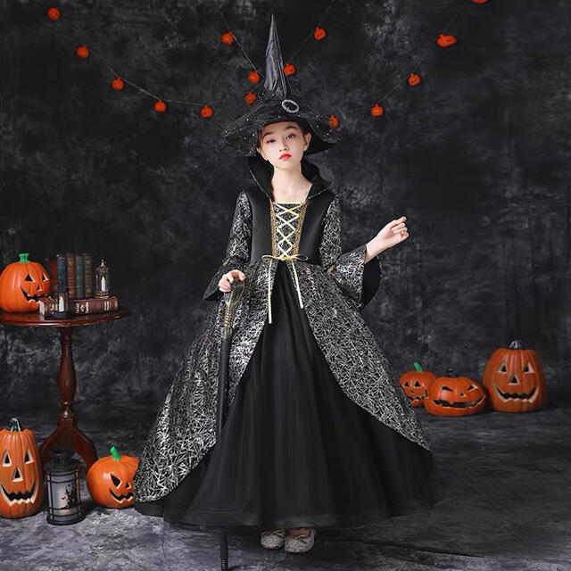 A054216お子さん用 コスプレお召しもの 仮面舞踏会寄りあい ハロウィン服 大きさが選りわける能力のある