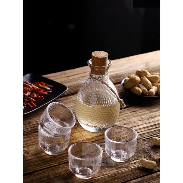 A006710冷酒 お酒 おちょこ 徳利 4客仕掛ける 今めかしい ウィスキー 酒 晩酌