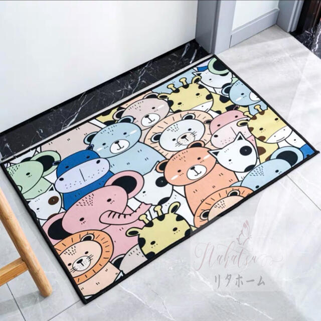 ラグマット リビングマット.玄関マット.カーペット お風呂マット 50x80cm