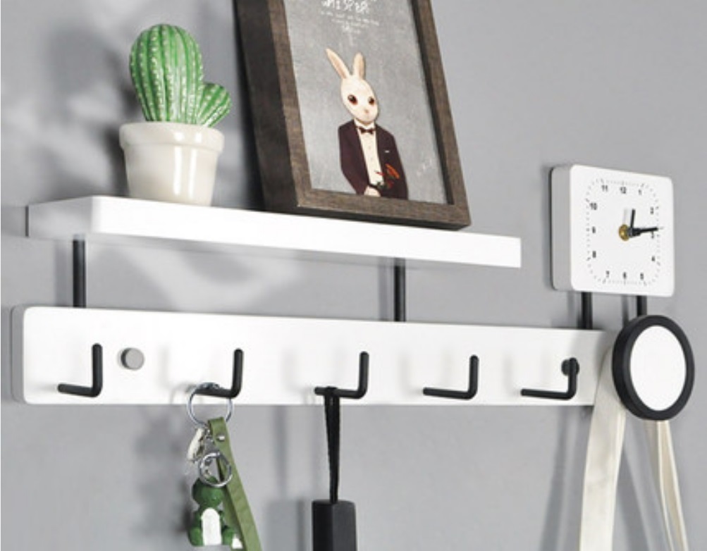 楽天市場】A054874H84ハンガー 玄関収納 壁掛けフック コートハンガー