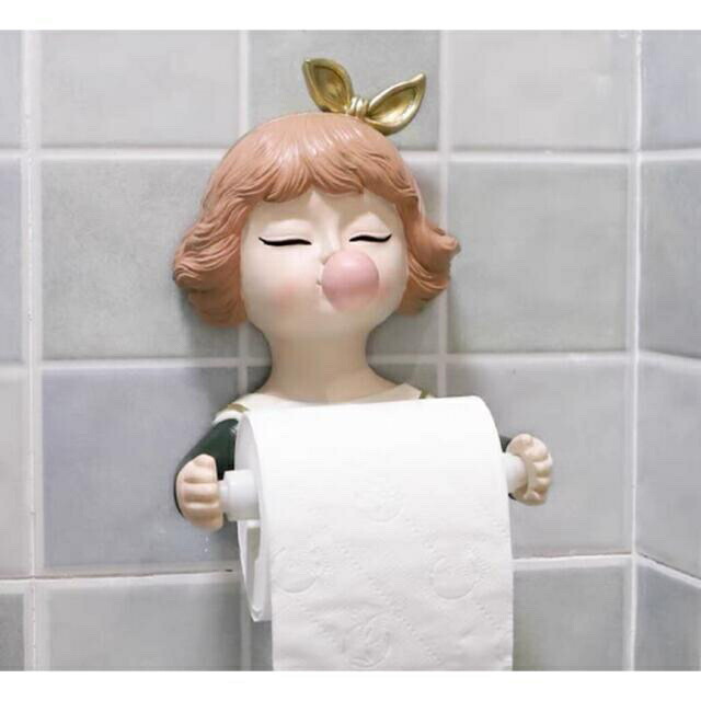 楽天市場】A027231トイレットペーパーホルダー 飾り置き 天使