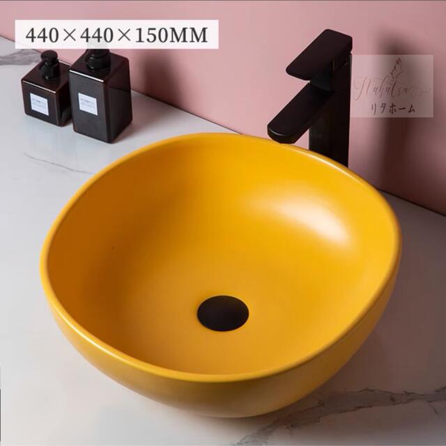 A020619高級洗面台 洗面ボウルセット洗面ボール 陶器 手水鉢 手洗器蛇口 排水金具付き｜リタハウス　店