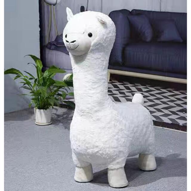 楽天市場】A057907アルパカのスツール アニマル 動物 座れるぬいぐるみ