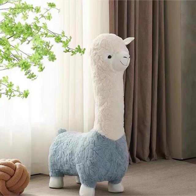 楽天市場】アルパカのスツール アニマル 動物 座れるぬいぐるみ キッズ
