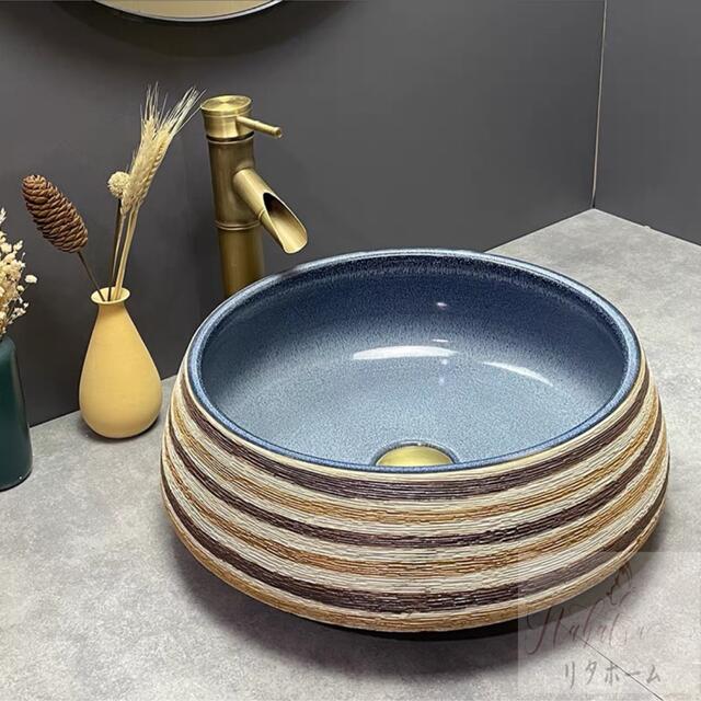 楽天市場】A020486高級洗面台 洗面ボウルセット洗面ボール 陶器 手水鉢