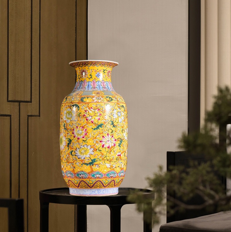 A052609VA65-1花瓶 かびん 花器 花入れフラワーベース インテリア 雑貨 花柄 陶器｜リタハウス　店