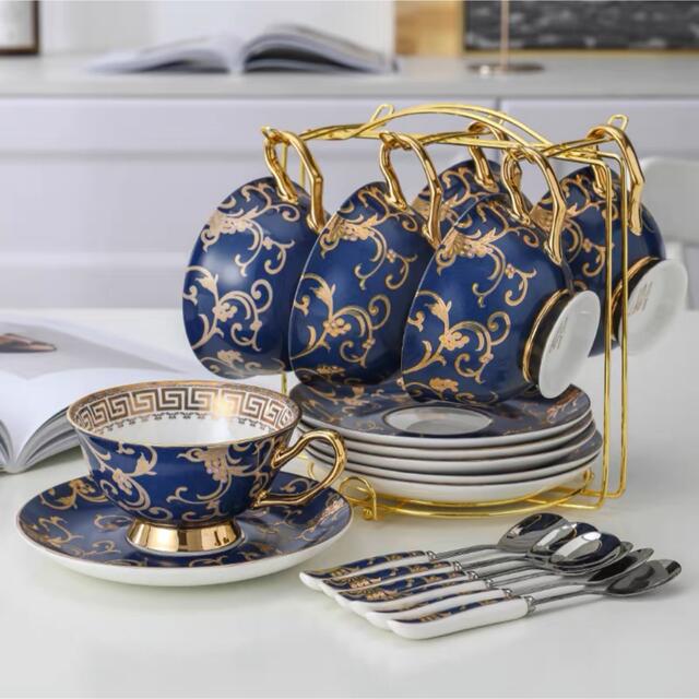 楽天市場】A058903ティー・コーヒーカップセット カップ＆ソーサー6客