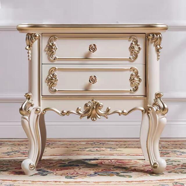 楽天市場】A001994ロココ調 ベッドサイドテーブル ．置台 サイド