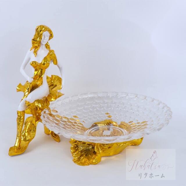 A041561高級果物皿 盛り皿 お菓子皿、フルーツプレート 豪華 果物カゴ お菓子鉢