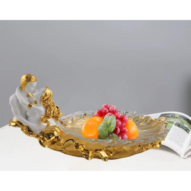 A041617高級果物皿 盛り皿 お菓子皿、フルーツプレート 豪華 果物カゴ お菓子鉢|リタハウス 店