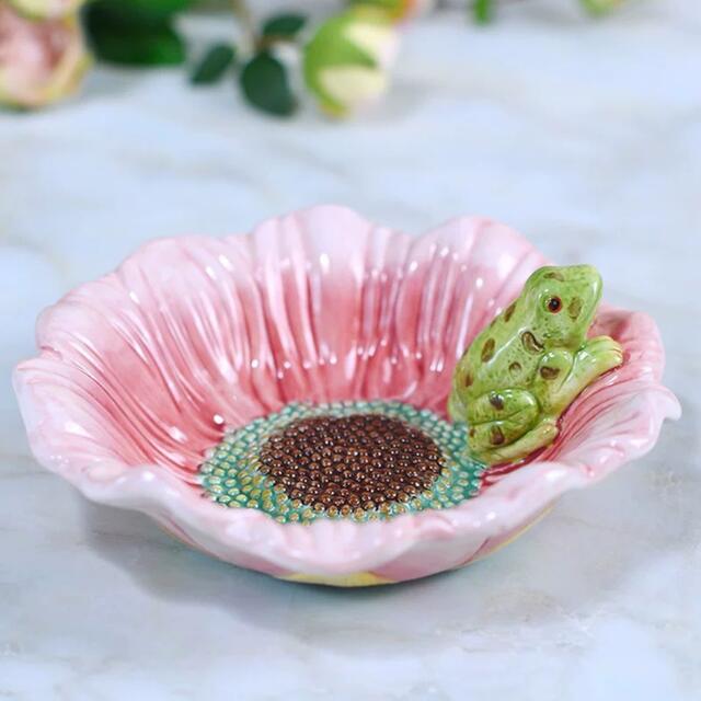皿立て付き 皿 飾り皿ヒマワリプレート 食器 陶磁器 花柄 皿立て付き 皿 飾り皿ヒマワリプレート 食器 陶磁器 花柄の通販