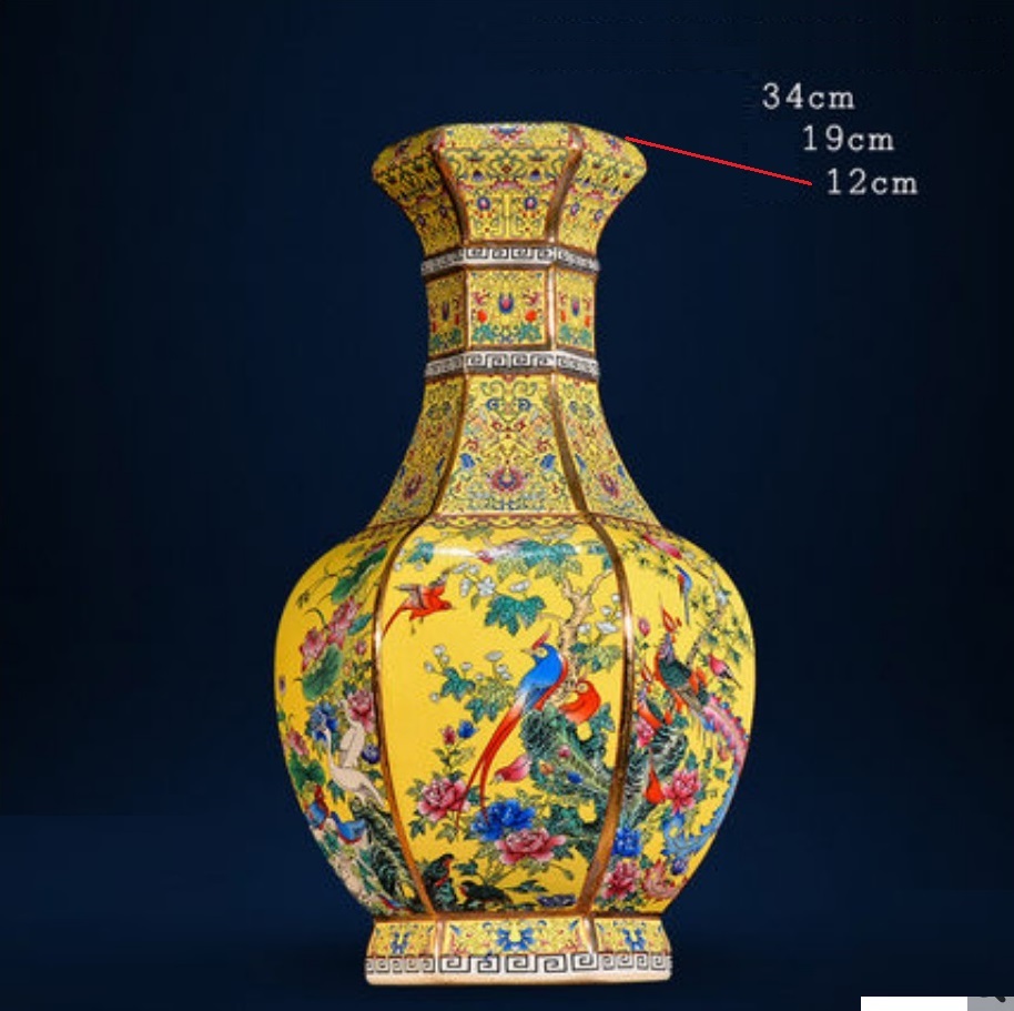 A052578VA66-6花瓶 かびん 花器 花入れフラワーベース インテリア 雑貨 花柄 陶器｜リタハウス　店