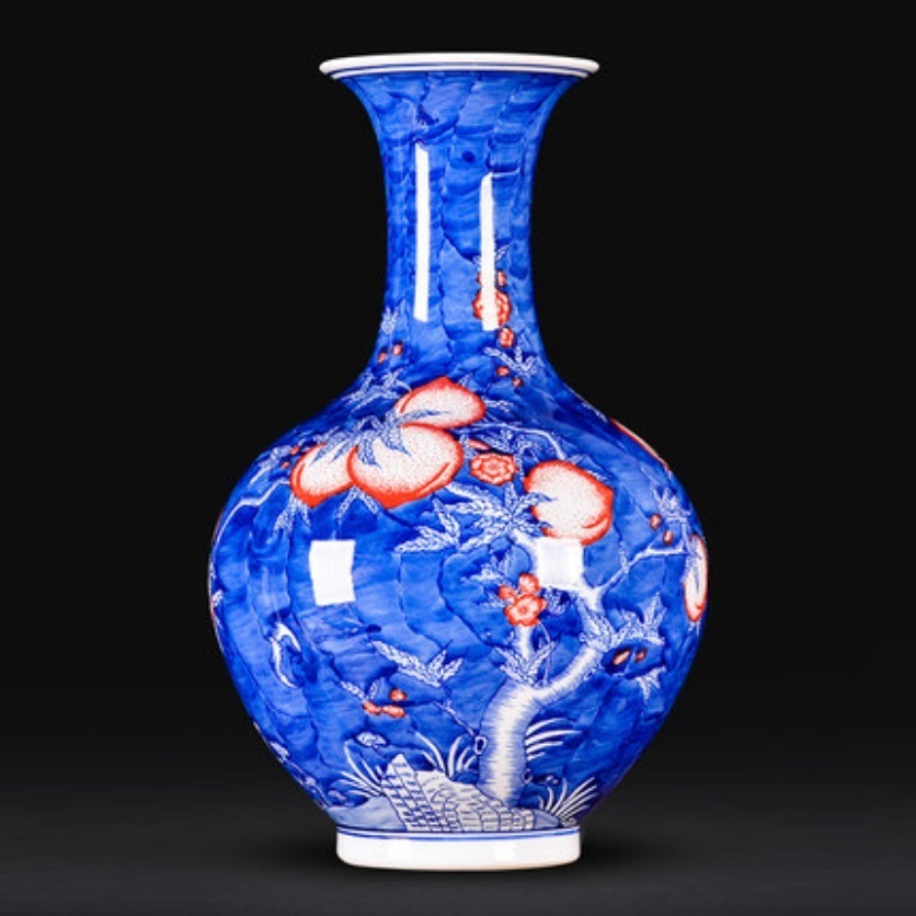 A052689VA100-1花立て かびん 花器 花入れ御花軍事基地 室内装飾 雑貨 瀬戸もの