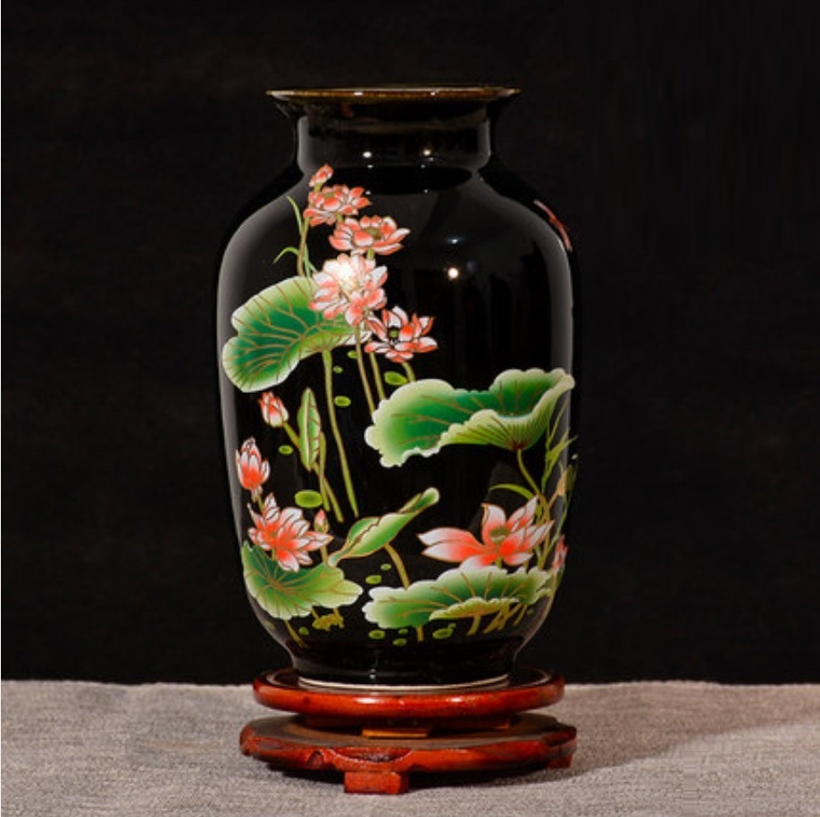 A052699VA102-3花瓶 かびん 花器 花入れフラワーベース インテリア 雑貨 花柄 陶器|リタハウス 店
