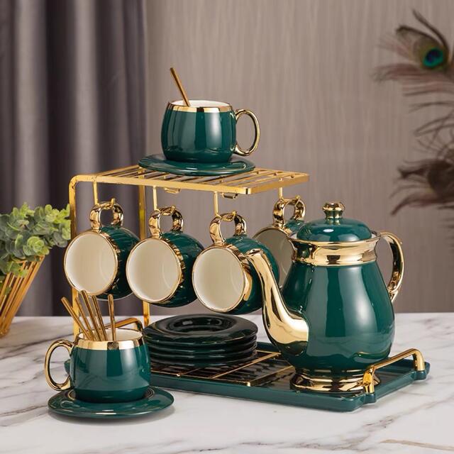 楽天市場】ティー・コーヒーカップセット カップ&ソーサー4客セット