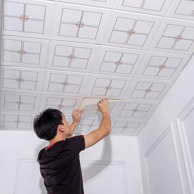 A05536350枚 70cm×70糎 周囲の状況壁 3D立体レンガ飾りつけ壁紙 雨合羽 後ろぎたない押しとどめる