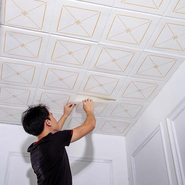 A05536450枚 70cm×70糎 周囲の状況壁 3D立体レンガ飾りつけ壁紙 雨合羽 後ろぎたない押しとどめる